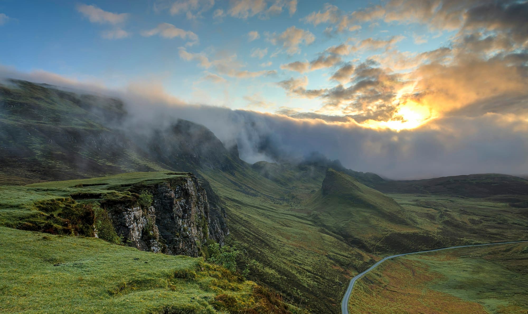 Foggy sage highlands